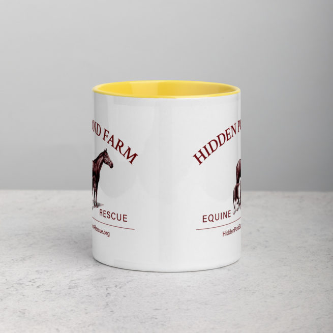 Hidden Pond Farm Equine Rescue Deluxe Logo Mug - Image 7